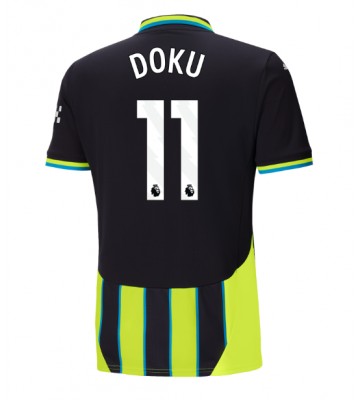 Manchester City Jeremy Doku #11 Bortatröja 2024-25 Kortärmad